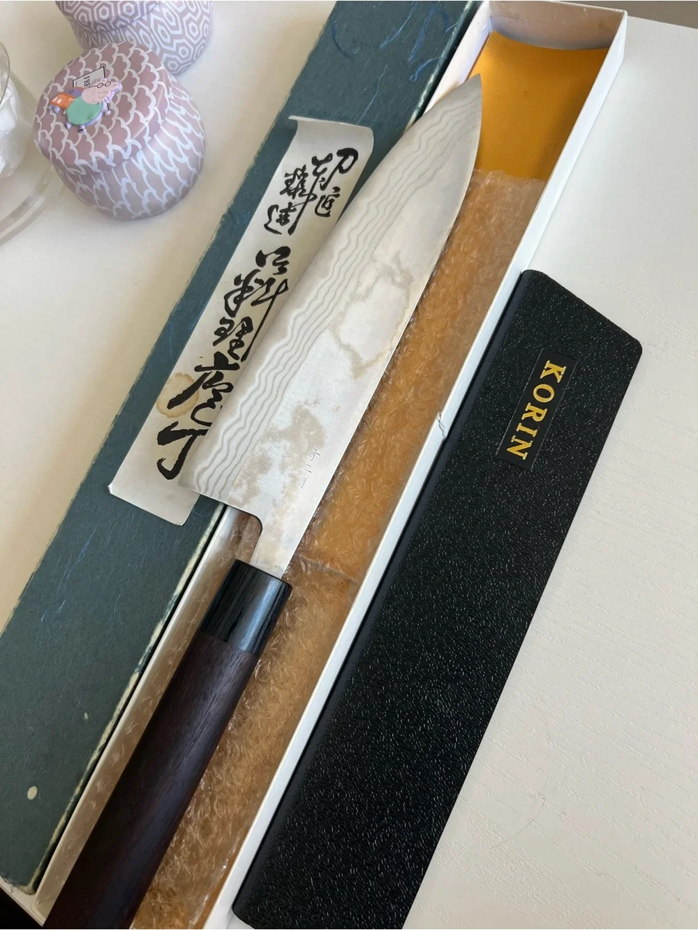 Hitohira GR blue #2 Damascus Gyuto (210mm) kitchen knife